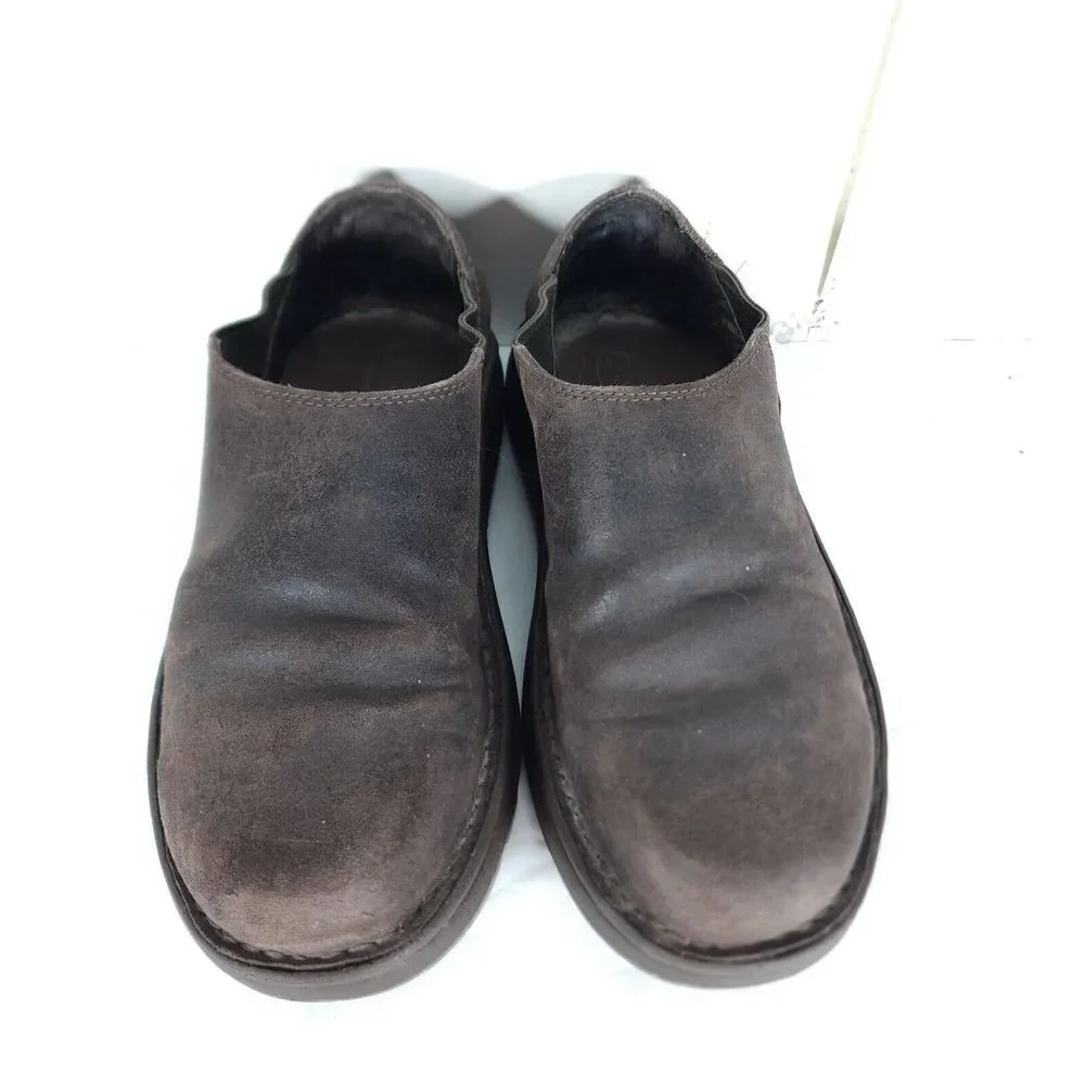 Chaco Men's Zoggonit Vibram Nurl US 8,5 Brown Leather Clog Sneaker Shoes_3